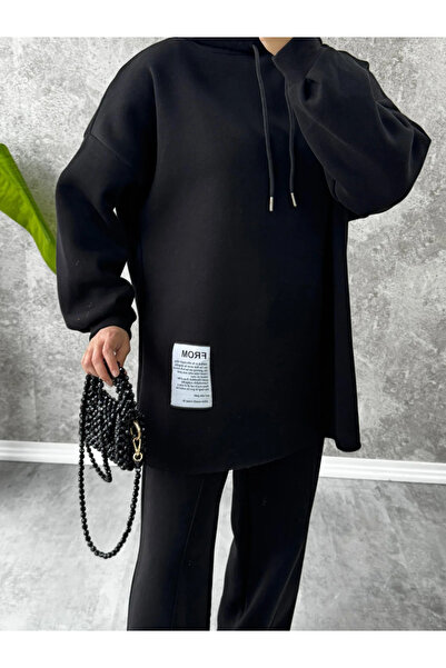 modabetce Extra Oversize Sweat with Label Detail