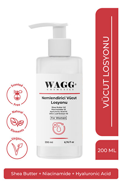 WAGG Cosmetics Kadınlara Özel Nemlendirici Vücut Losyonu 200ml