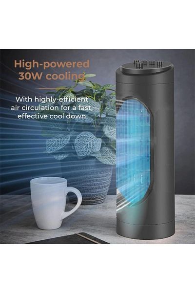 Cady One Bladeless tower fan, vertical air cooler with 3 speeds
