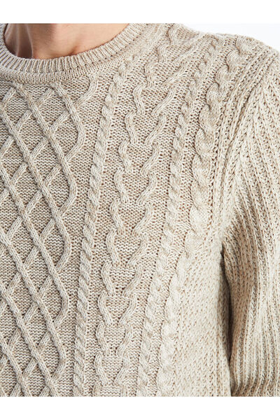 LC Waikiki Ανδρικό πλεκτό πουλόβερ με μακρυμάνικο ζιβάγκο