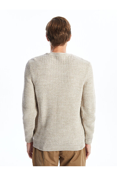 LC Waikiki Ανδρικό πλεκτό πουλόβερ με μακρυμάνικο ζιβάγκο
