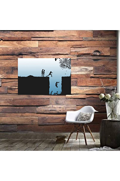 DURUSOY Ξύλινη ρετρό αφίσα από MDF, Αστεία αποφθέγματα, Γραφές τοίχου, Τοπίο,...