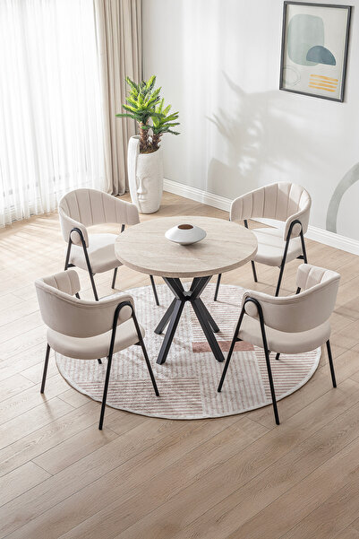 nakbird VİA MUTFAK MASA SANDALYE TAKIMI