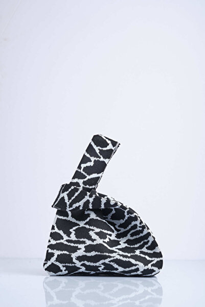 Sebir Moda imprimeu leopard Geantă de mână tricotată