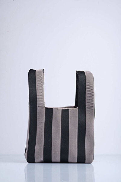 Sebir Moda Смугаста трикотажна сумка-тоут