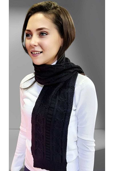 Uniquetrenders Tricotaj de damă eșarfă tricotată