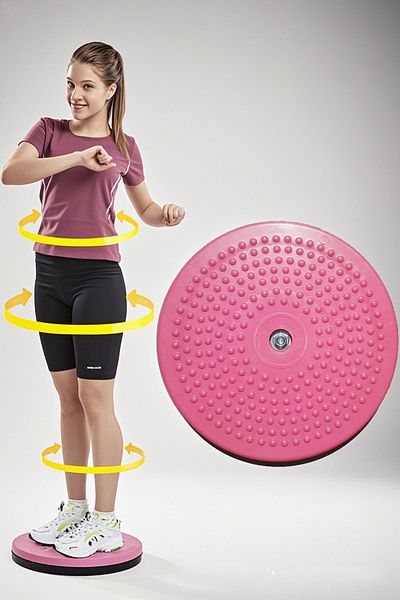 Jet Αθλητικό όργανο αδυνατίσματος μέσης Pink Luxury Twister Disc