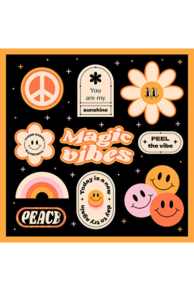 ALAMODECOR Sticker Kumaş Yaması 30cmx30cm | Dikiş Stickerı | Kıyafet Yaması