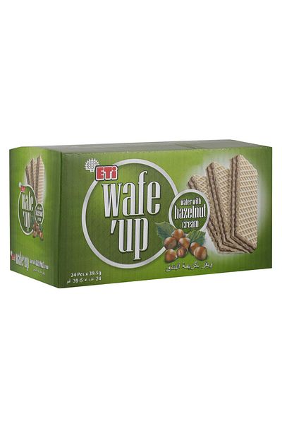 Eti Wafe Up wafer with Hazelnut Cream 39.5g - Pack of 48 pieces