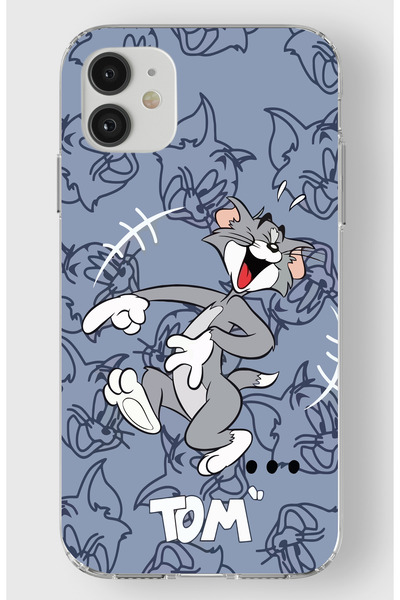 moonset Iphone 11 Uyumlu Tom Tasarımlı Baskılı Şeffaf Telefon Kılıfı
