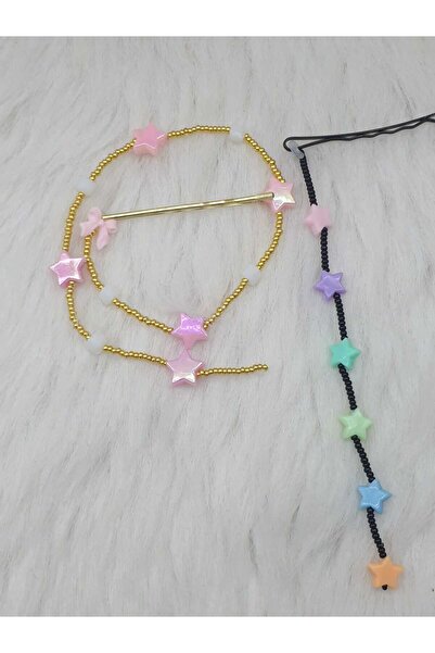 HAPPY HANDMADE مجموعة خرز الشعر - هدية للأطفال - هدية بتصميم خاص