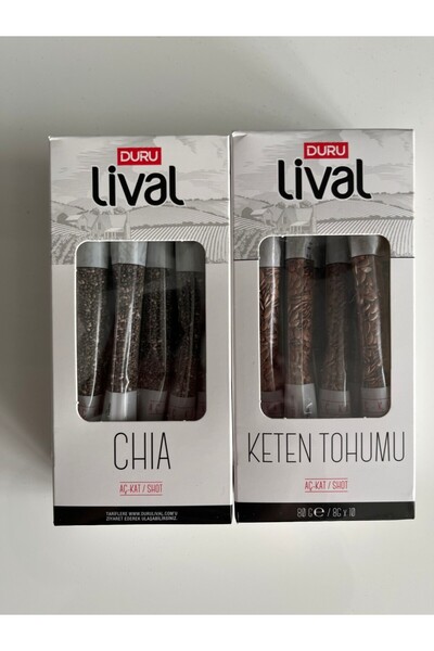 Duru Keten Tohumu ve Chıa Tohumu Aç-Kat