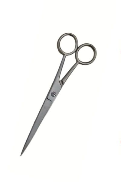 usin No 6 Stainless Steel Fine Mouth Eyebrow Nose Mustache Hair Beard Cutting Trimming Barber Scissors 16.5cm