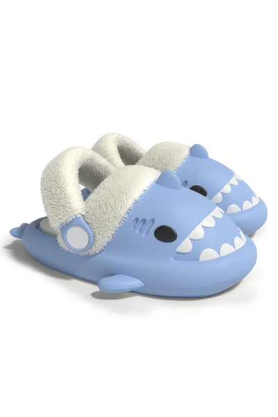 ega collection Shark Sandalet Çocuk Kışlık Ev Sandaleti Çocuk