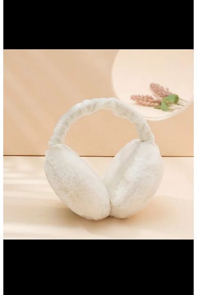 Betülce Betülce New Trend Soft Texture Plush Earphone with Movable Curl