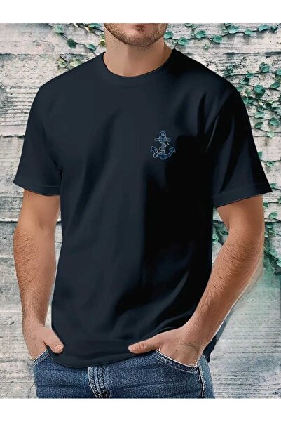WOODROFFE Tricou cu imprimeu Anchor pentru bărbați New Season Oversize Loose