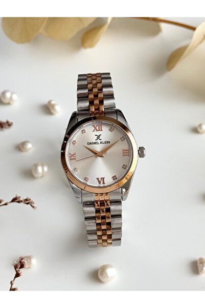Daniel Klein Rose Gümüş Renk Jübile Kordon Kadın Kol Saati