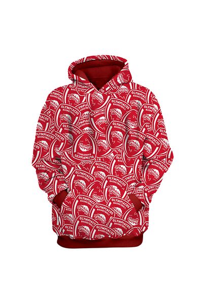 usateamfans Олимпиакос 3D Oversize суитшърт