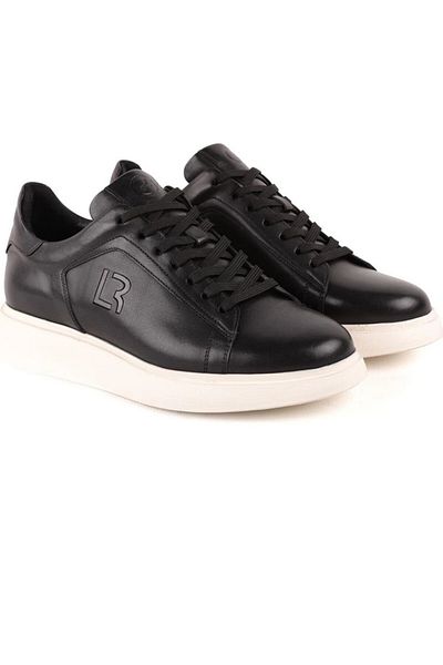 Libero L4617 Pantofi de zi cu zi pentru bărbați din piele naturală alb-negru