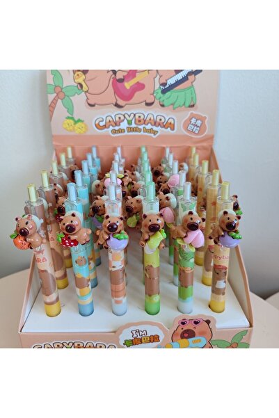 senacacollection 1 ADET CAPYBARA DÖNERLİ 0,7 UÇLU KALEM İTHAL KALEM