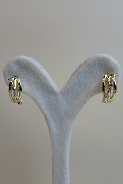 ayışığı Xuping Gold Jewelled Earrings