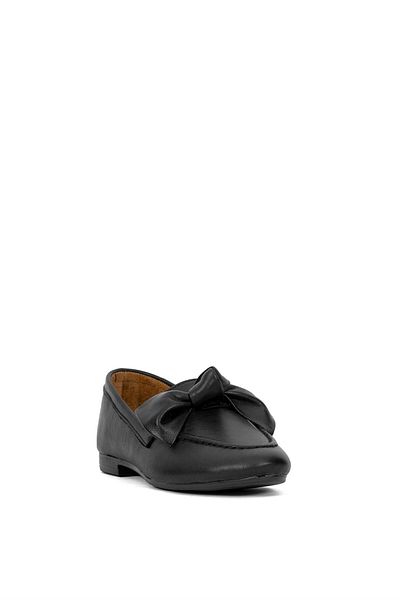 Ayakkabı Fuarı Elit Brk108C Black Genuine Leather Women's Ballerinas