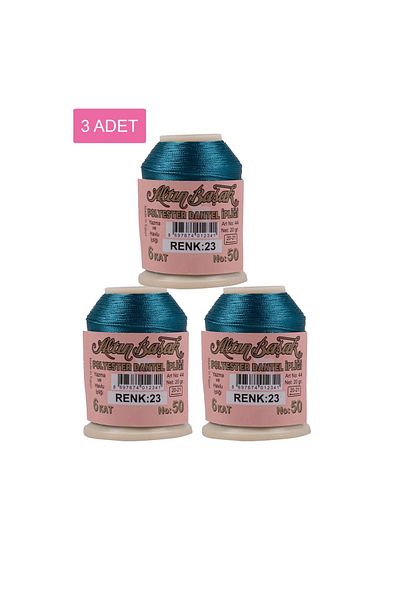 Alray 3 Pieces of Gold Spike and Lace Rope 20 Gr - Royaleks - No: 023