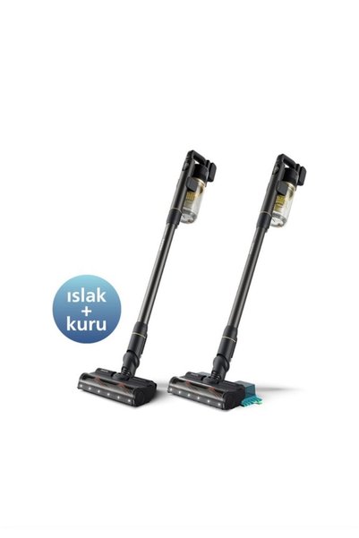 Philips Islak Ve Kuru Dikey Şarjlı Süpürge Altın - Siyah