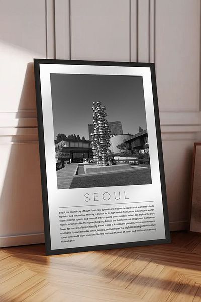 Cadran World Cities Collection Πίνακας MDF με πλαίσιο