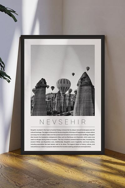 Cadran World Cities Collection Πίνακας MDF με πλαίσιο
