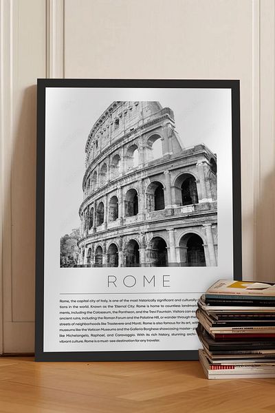 Cadran World Cities Collection Πίνακας MDF με πλαίσιο