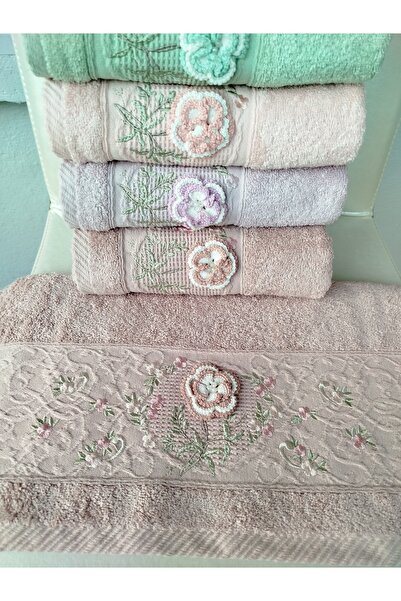 Fiesta Elegance Serisi Bambu Renkli El işi 6 adet 50x90 cm