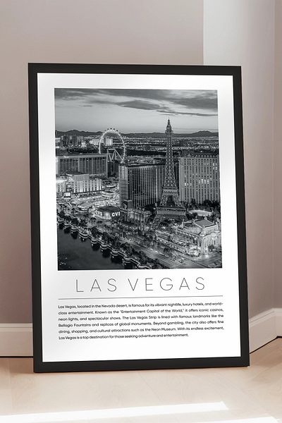 Cadran World Cities Collection Πίνακας MDF με πλαίσιο