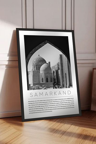 Cadran World Cities Collection Πίνακας MDF με πλαίσιο
