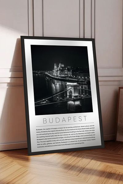 Cadran World Cities Collection Πίνακας MDF με πλαίσιο