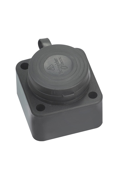 SCHNEIDER الكهربائية 3201-362-0300 1x16a مقبس الحائط المطاطي أحادي الطور Ip44