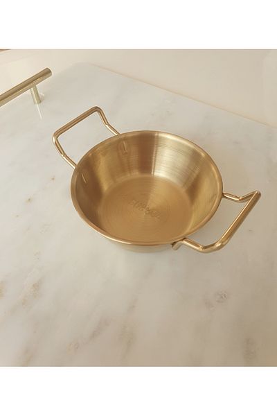 LOVYCO Luxury Metal 10 cm Diameter Steel Saucer Look Plate 10 cm