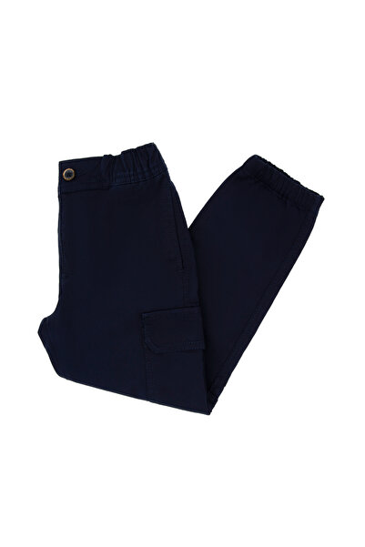 U.S. Polo Assn. Kız Çocuk Lacivert Kanvas Pantolon 50301376-VR033