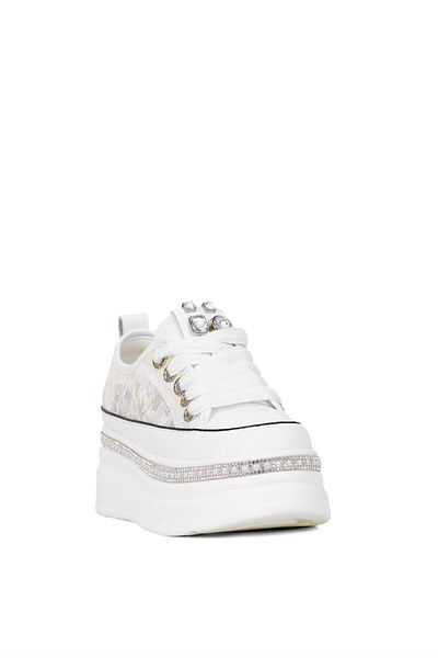 Guja 25Y423-3 White Stone Women's Walking Shoes