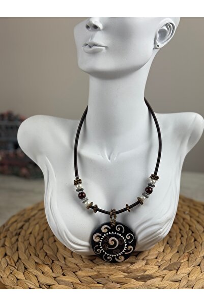 SEDEF TAKI Sedef taşlı kolye