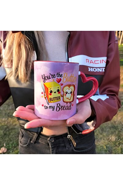You Are the Terrace of My Bread Friend with Heart Handles, Dear Gift Mug-Porsen Mega Mug