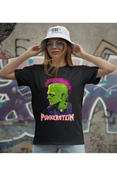 BUTSHIRT PunkerStein‘ Baskılı 'Regular-Fit' Unisex Tişört