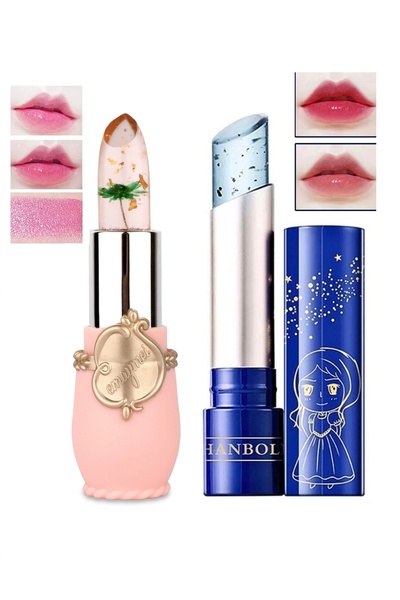 Emaymei Emaymeı Dudak nemlendirici, besleyici etkili çiçekli ruj & Hanbolı prenses ruju