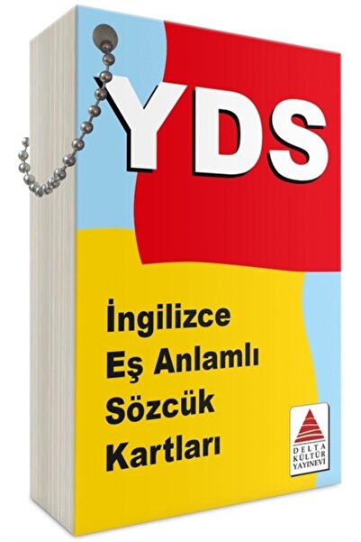 Delta Kültür Yayınevi YDS İngilizce Eş Anlamlı Sözcük Kartları / İlker Yücel ...