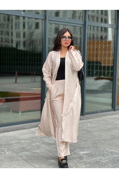 emino moda A Wonderful Summer Set for Women with Multi Colors- Bottom and Top- Hijab Bottom Top Set