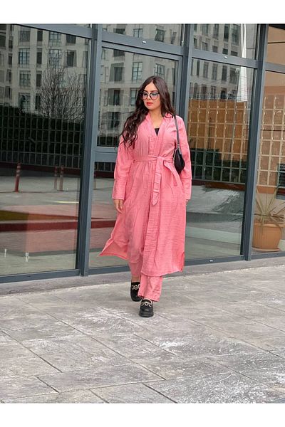emino moda A Wonderful Summer Set for Women with Multi Colors- Bottom and Top- Hijab Bottom Top Set