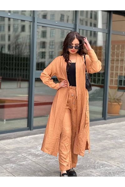 emino moda A Wonderful Summer Set for Women with Multi Colors- Bottom and Top- Hijab Bottom Top Set