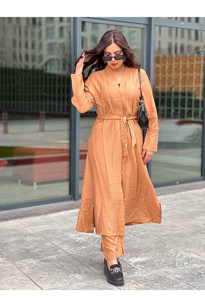emino moda A Wonderful Summer Set for Women with Multi Colors- Bottom and Top- Hijab Bottom Top Set
