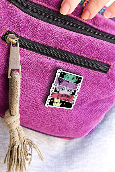 Rozzy Lab Hunter X Hunter Gon & Killua & Leorio & Hisoka - Anime Rozet - Broş...