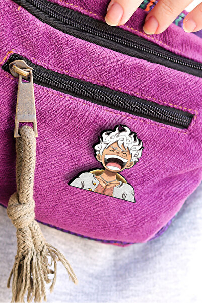 Rozzy Lab Luffy 5th Gear One Piece - Anime Rozet - Broş - Yaka Çanta Aksesuar